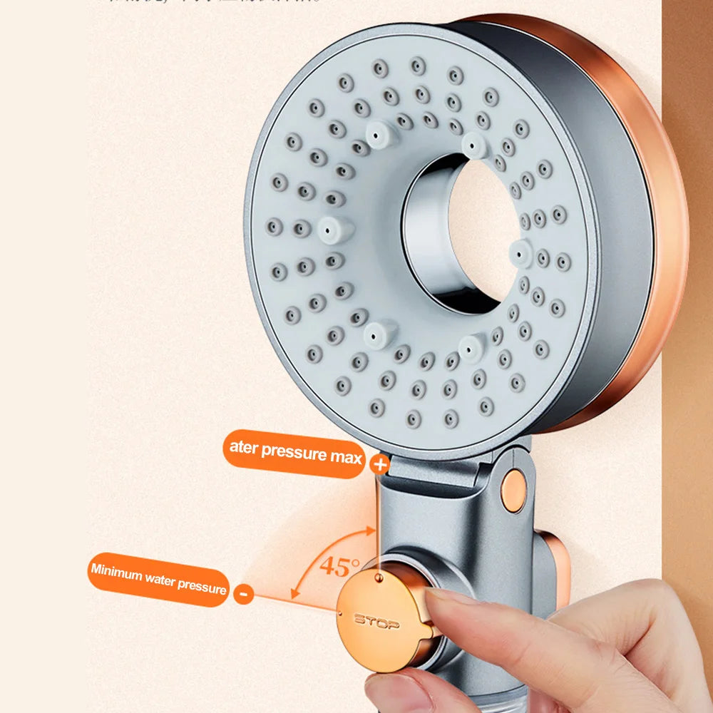🚿💧 Double-Sided Shower Head – 3 Spray Modes Water-Saving Rainfall Shower with Filter & Booster Nozzle
