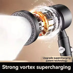 🚿💧 High Pressure Water-Saving Filter Shower Head – 5 Spray Modes Handheld Shower with One-Button Stop | Bathroom Accessories Set