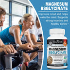 Magnesium Bisglycinate - for Muscle, Nerve, Sleep, Joints, Bones, Immune & Energy - High Absorption, Vegetarian,120 Capsules