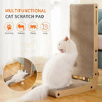 🐾📐 L-Shape Cardboard Cat Scratcher – Wear-Resistant Scratch Post