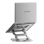 💻🔄 360° Rotatable Aluminum Laptop Stand – Adjustable Desk Riser