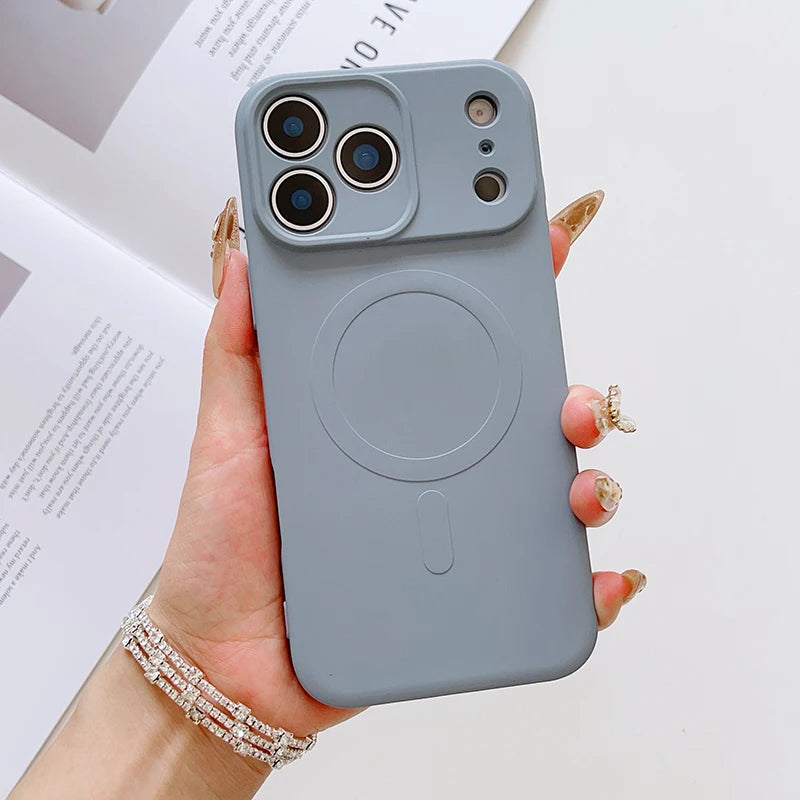 MagSafe Magnetic Liquid Silicone Case for iPhone 17 Series
