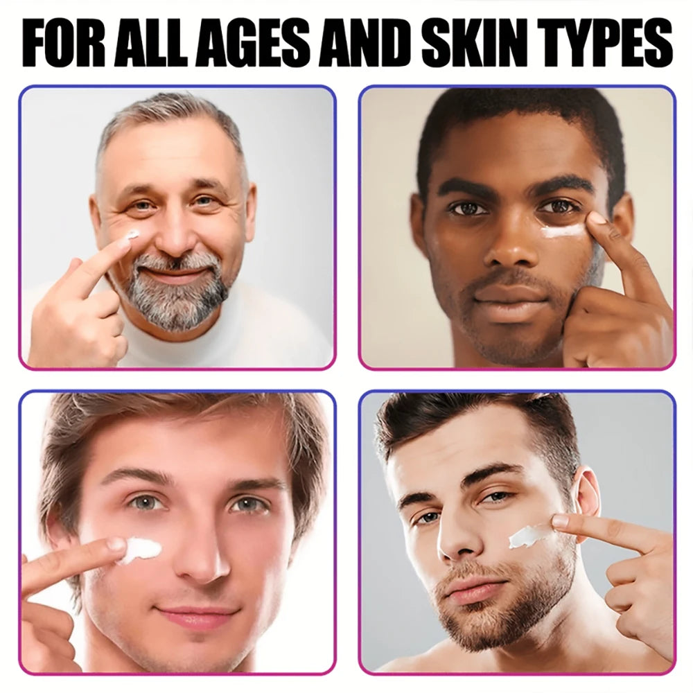 Smooth Wrinkle Cream for Men Remove Face & Neck Wrinkles Firming Moisturizing Skin Retinol Face Cream Younger Facial Treatment
