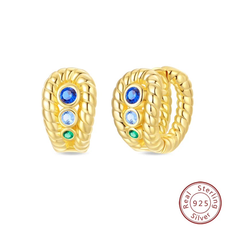 🌙⭐🐝 925 Sterling Silver Star Moon Bee Pendant Earrings ✨ | Gold-Tone Sparkling Zircon Luxury Earrings for Women 💎 | Wedding & Engagement Jewelry Gift 👰