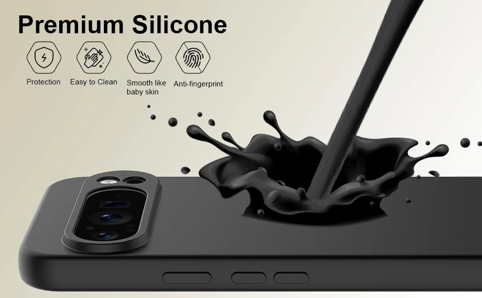 Skin-Friendly Soft Silicone Shockproof Case for Google Pixel