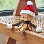 Shaking Wooden Man Figurine – Fun Desktop & Car Décor