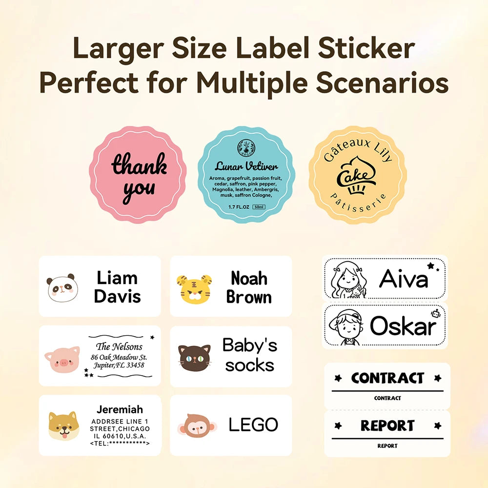 🏷️📱 NIIMBOT B1 Portable Thermal Label Printer – 2 Inch Bluetooth Sticker Maker