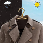 👕✨ Wide Sweater Clothes Hangers (5 / 10 Pack) | No Shoulder Bump Heavy-Duty Coat Hangers 🧥 | Non-Slip Metal Closet Hangers
