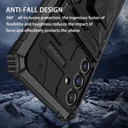 Rugged Armor Case with Belt Clip Holster & Kickstand for Samsung Galaxy
