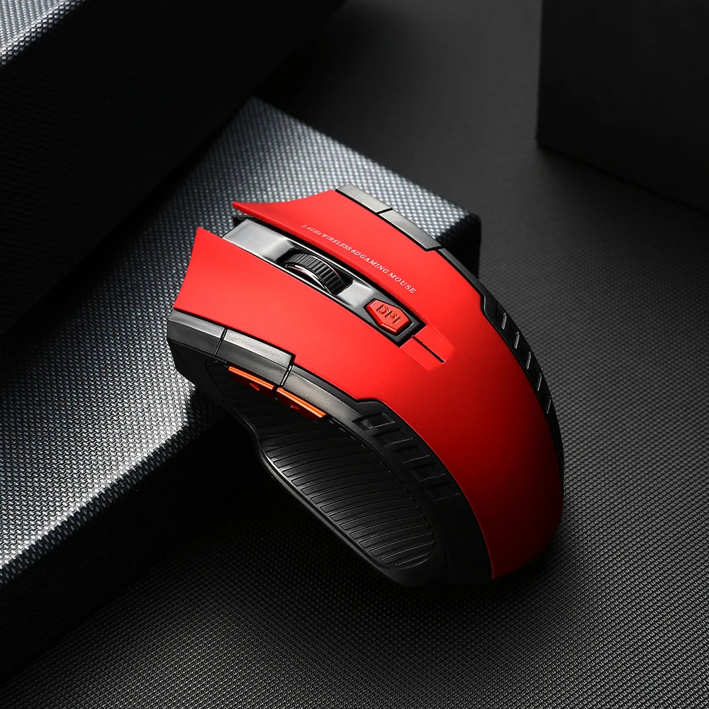 🖱️⚡ 2.4G Wireless Mouse 1600DPI – 6 Button Optical Gamer Mouse