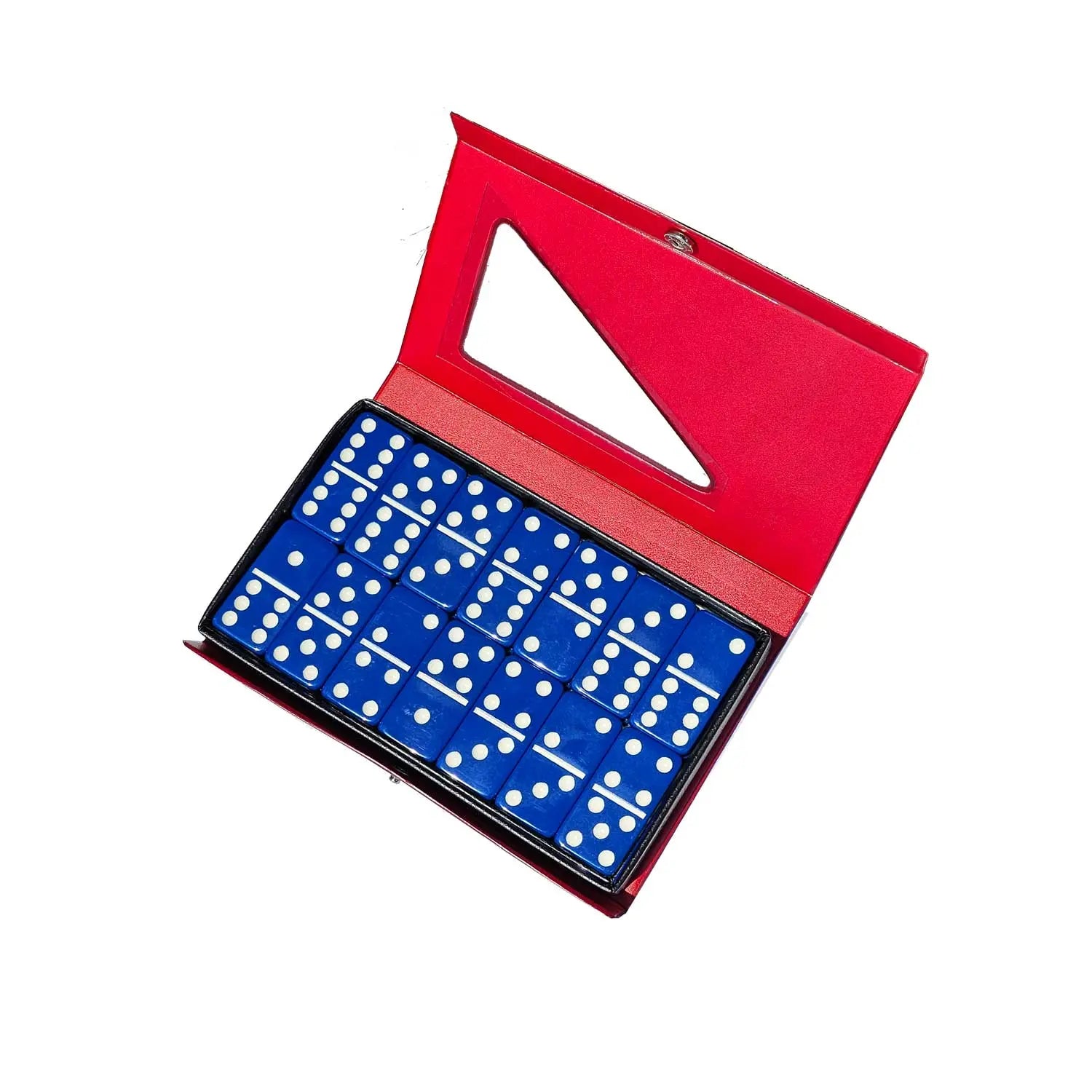 Double 6 Standard Dominoes Set with Vinyl Case – Color Options: Green, Red, Blue | Family Game Night Classic 🎯 G8Central