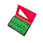 Double 6 Standard Dominoes Set with Vinyl Case – Color Options: Green, Red, Blue | Family Game Night Classic 🎯 G8Central