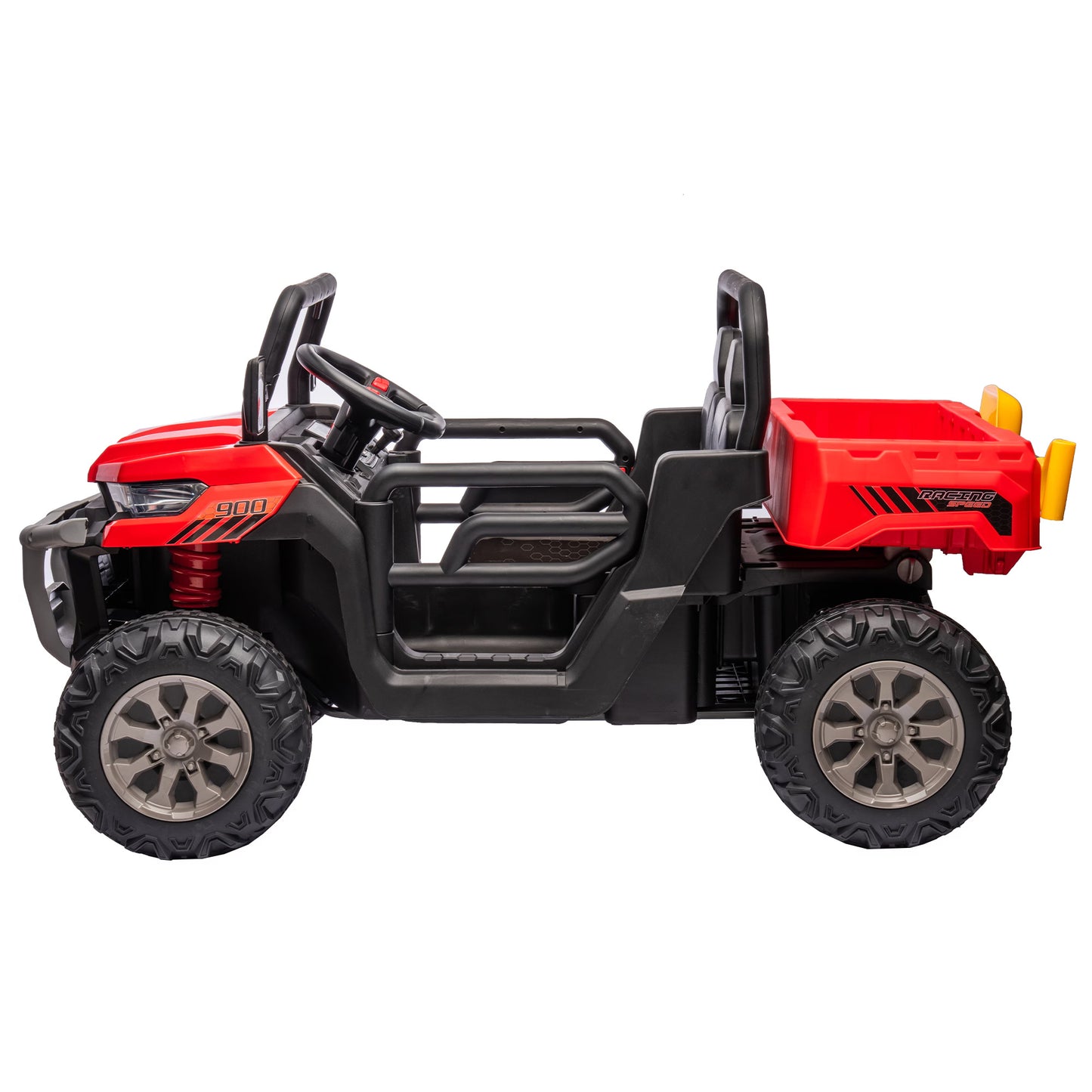 Ride On Truck (24V) 2 Seater Ride On UTV With 2x200W Motor Ride On Dump Truck With Dump Bed Shovel Ride On Car With Remote Control Electric Vehicle With Non Slip Tyre For Boys Girls