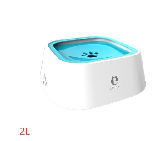 1.58 qt. Cat Dog Water Bowl Carried Floating Bowl Anti-Overflow Slow Water Feeder Dispenser Pet Fountain ABS&PP Dog Supplies