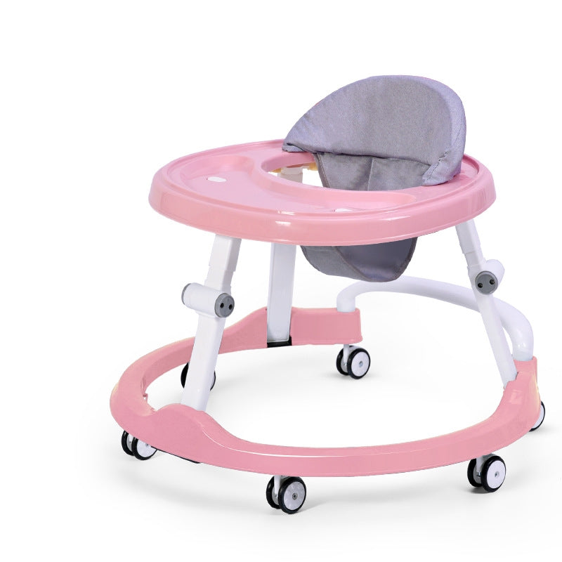 👶✨ Baby Walker Silent Wheel Multi-Function Drop-Resistant Trolley with Music & Foot Pad (6–12 Months)