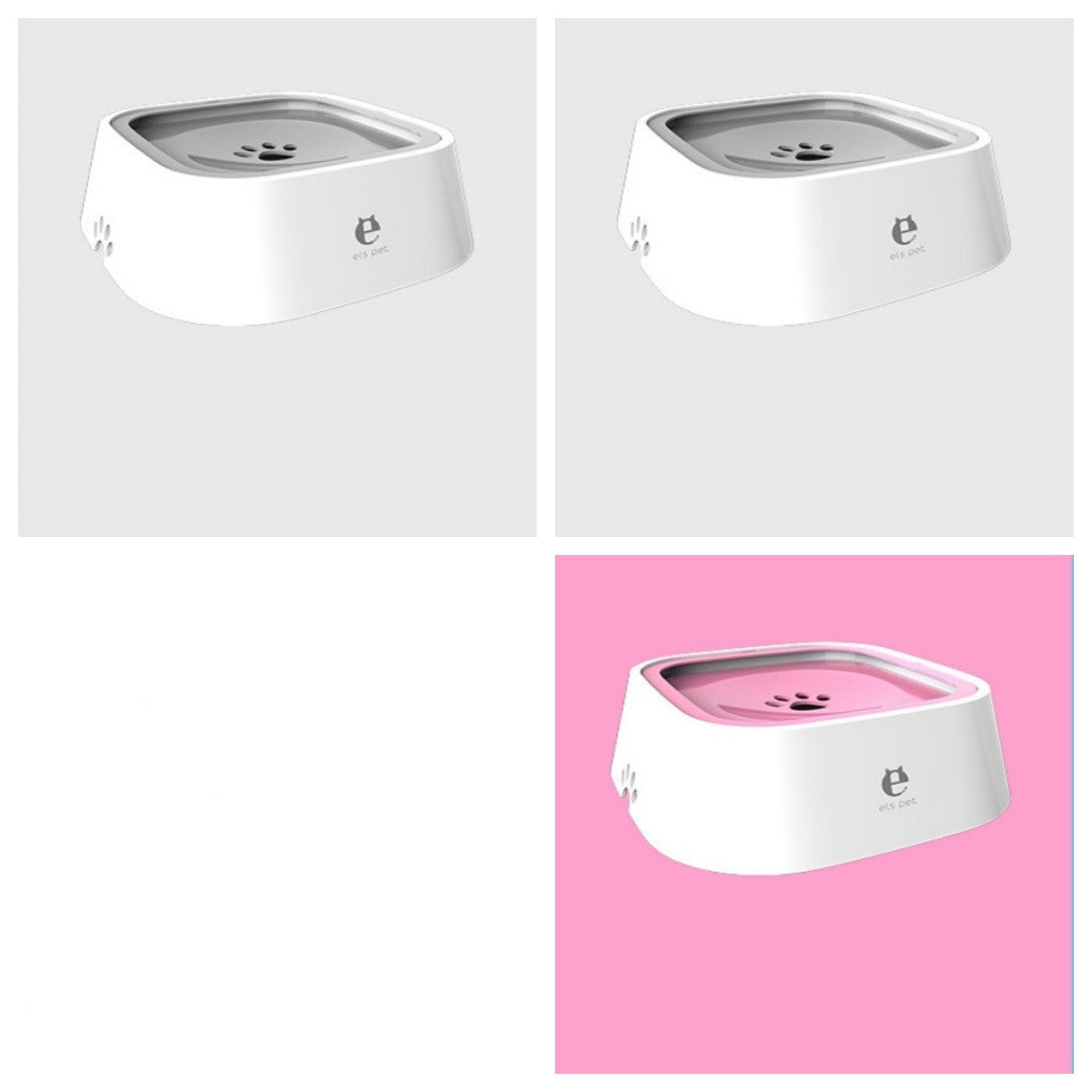 1.58 qt. Cat Dog Water Bowl Carried Floating Bowl Anti-Overflow Slow Water Feeder Dispenser Pet Fountain ABS&PP Dog Supplies