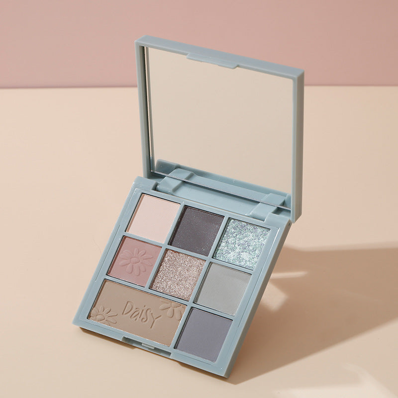 Cowherd 8 Colors Eyeshadow Palette – Tulip Sequins Glitter Eye Makeup ✨
