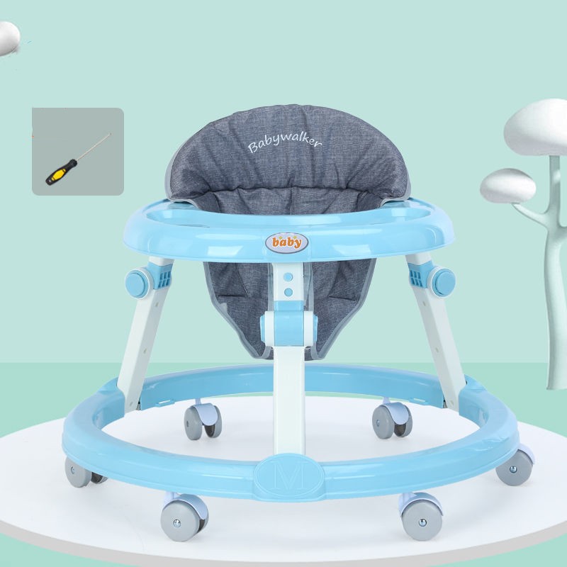🍼🐸 Frog Baby Walker Anti-O-Leg Multifunctional Anti-Rollover with Music | 6-12 Months | Silent Wheels Option