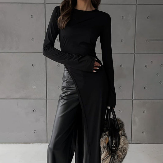 Women's Irregular Slit Dress