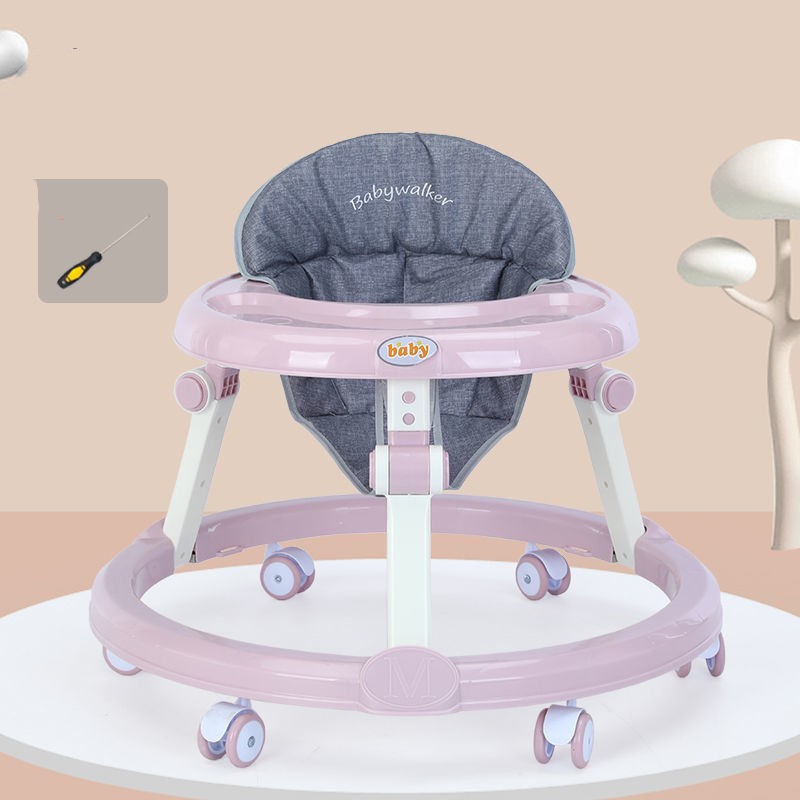 🍼🐸 Frog Baby Walker Anti-O-Leg Multifunctional Anti-Rollover with Music | 6-12 Months | Silent Wheels Option