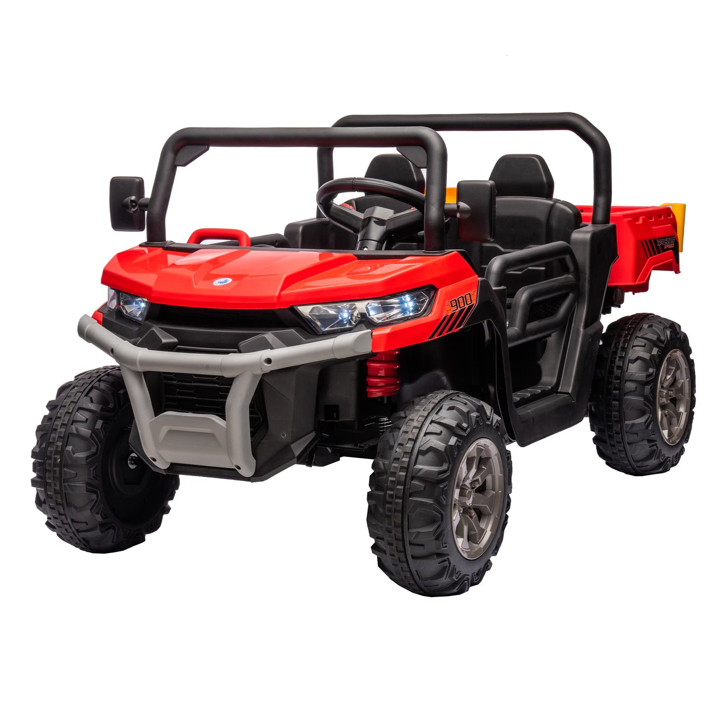 Ride On Truck (24V) 2 Seater Ride On UTV With 2x200W Motor Ride On Dump Truck With Dump Bed Shovel Ride On Car With Remote Control Electric Vehicle With Non Slip Tyre For Boys Girls