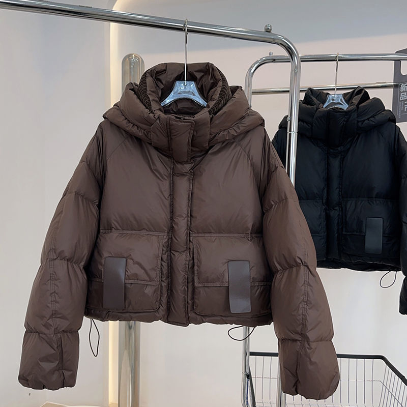 Cozy White Duck Down Puffer Coat