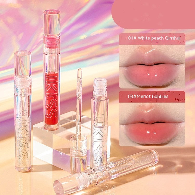 Transparent Lip Gloss Moisturizing Lipstick – Hydrating Clear Gloss for Shiny Lips 💄✨