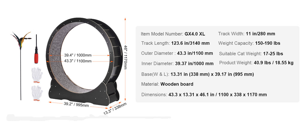 🐱🏃‍♀️ SucceBuy Wooden Cat Exercise Wheel – Large Indoor Treadmill 🔎 SEO Title