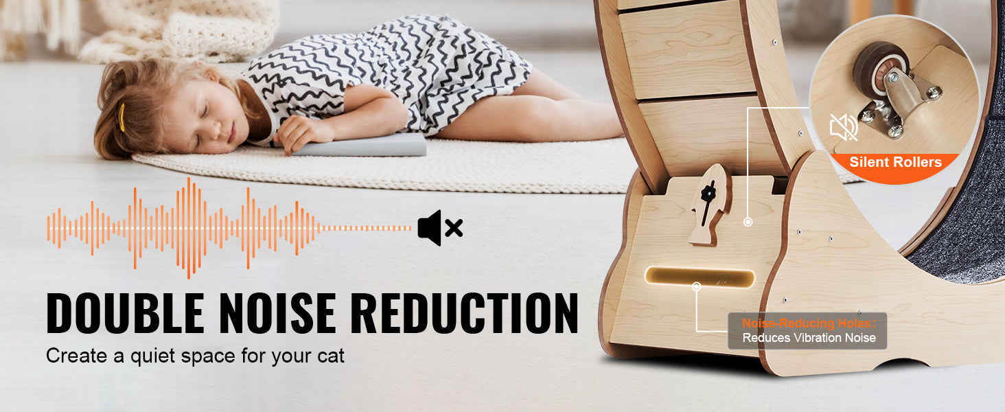 🐱🏃‍♀️ SucceBuy Wooden Cat Exercise Wheel – Large Indoor Treadmill 🔎 SEO Title