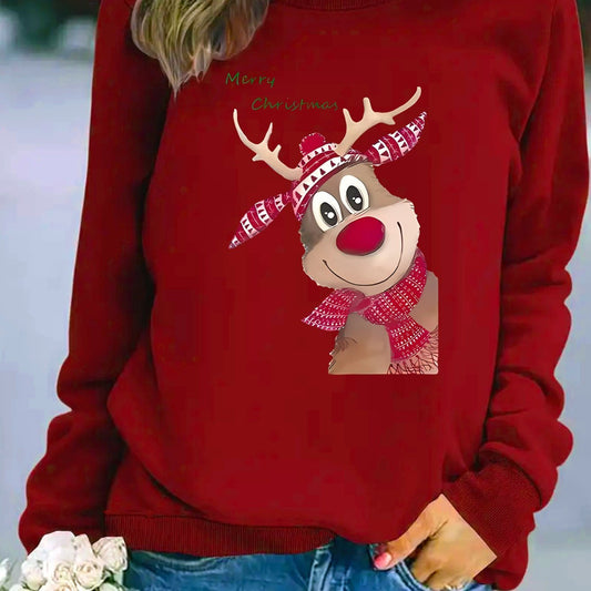 Women's Christmas Reindeer Sweatshirt