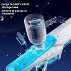💦⚡ Automatic Water Feeding Pulse Electric Water Gun – High-Power Rechargeable Water Blaster Toy for Outdoor Fun