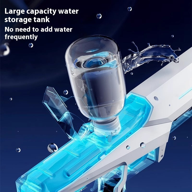 💦⚡ Automatic Water Feeding Pulse Electric Water Gun – High-Power Rechargeable Water Blaster Toy for Outdoor Fun