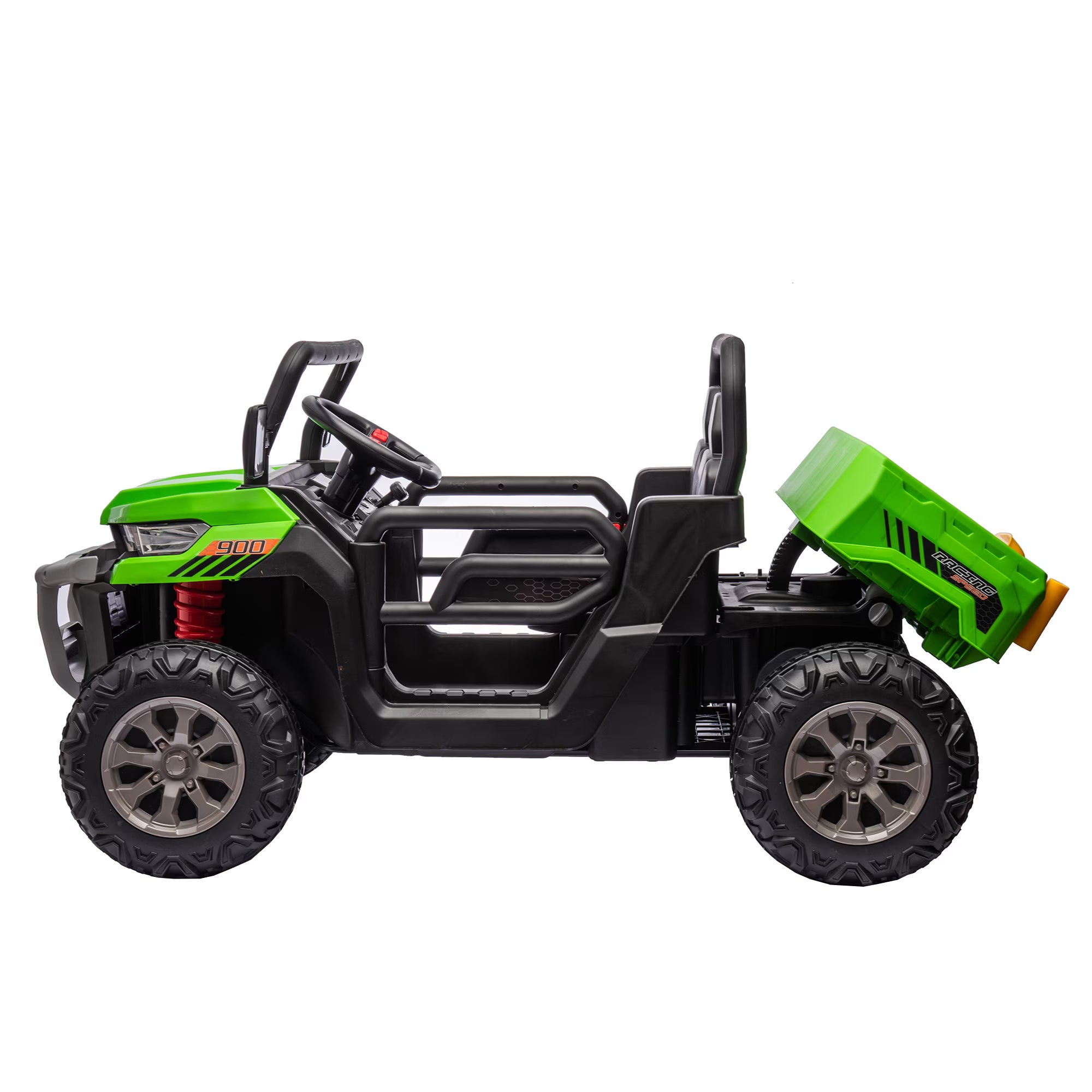 🚚 24V Kids Ride-On Dump Truck – 2-Seater UTV with 2×200W Motors, Working Dump Bed, Shovel & Parent Remote Control