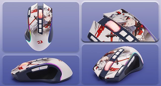 🔥🖱️ Redragon M612AK PRO RGB Gaming Mouse – 8000 DPI Dual Mode