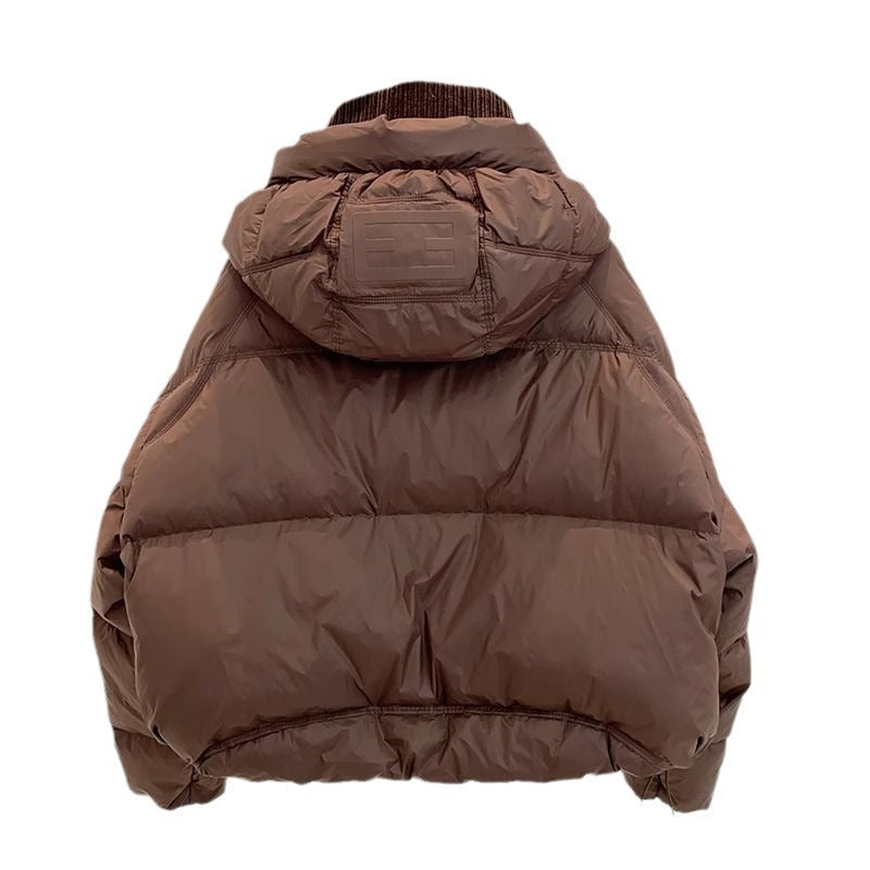 Cozy White Duck Down Puffer Coat