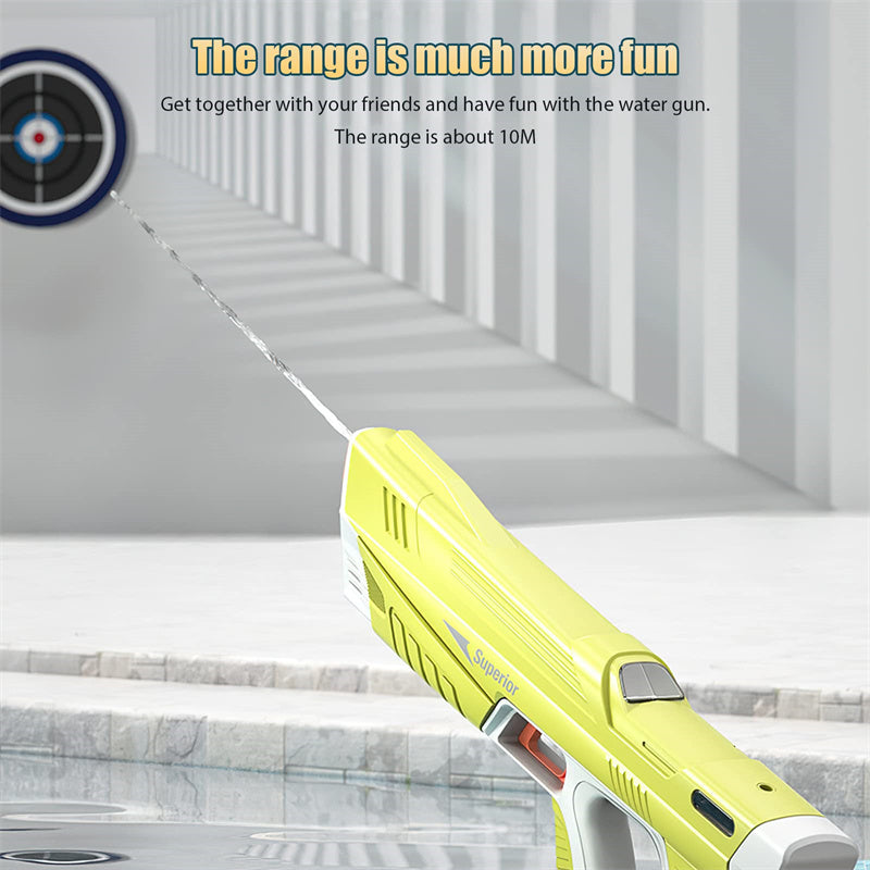 💦⚡ Full Automatic Electric Water Gun – High-Tech Induction Water-Absorbing Blaster for Summer Beach & Outdoor Water Fights