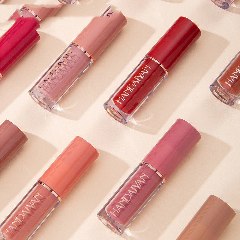 2 Color Book Lip Gloss Set – Matte Liquid Lipstick Makeup Collection 💄✨