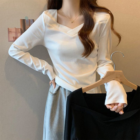 Women's Slim-fit Long-sleeved T-shirt