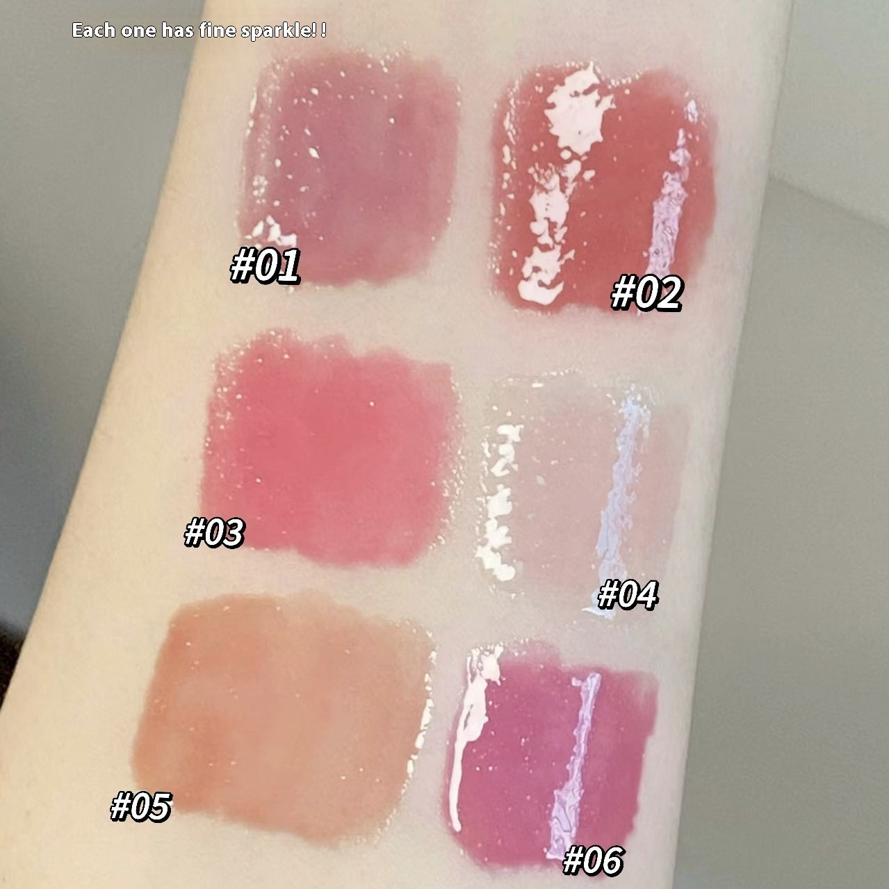 Garden Mirror Water Lip Gloss – Hydrating Solid Lip Lacquer Glossy Lipstick 💄✨
