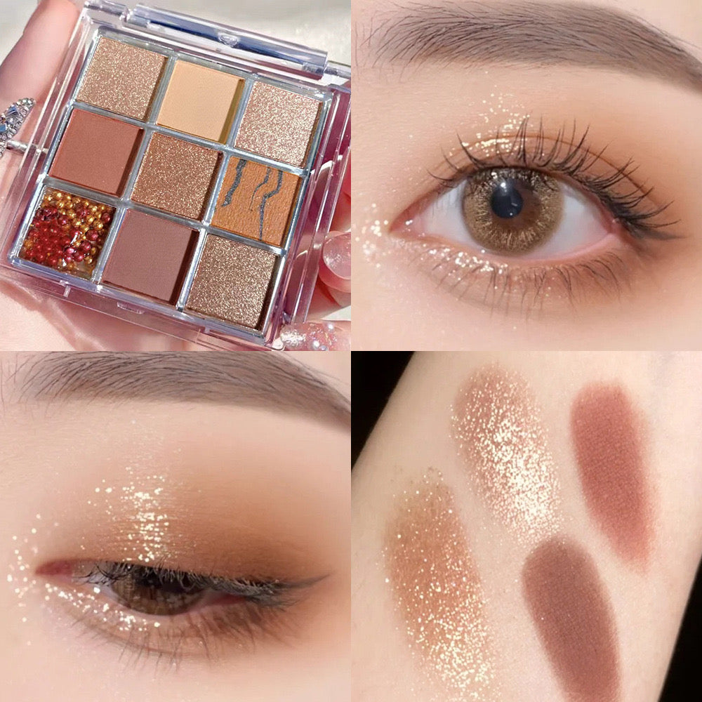 Daily Nude Makeup Eye Shadow Plate – Natural Neutral Eyeshadow Palette ✨