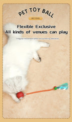 Interactive Cat Toy Ball with Automatic Movement &amp; Obstacle Avoidance