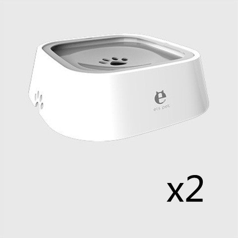 1.58 qt. Cat Dog Water Bowl Carried Floating Bowl Anti-Overflow Slow Water Feeder Dispenser Pet Fountain ABS&PP Dog Supplies