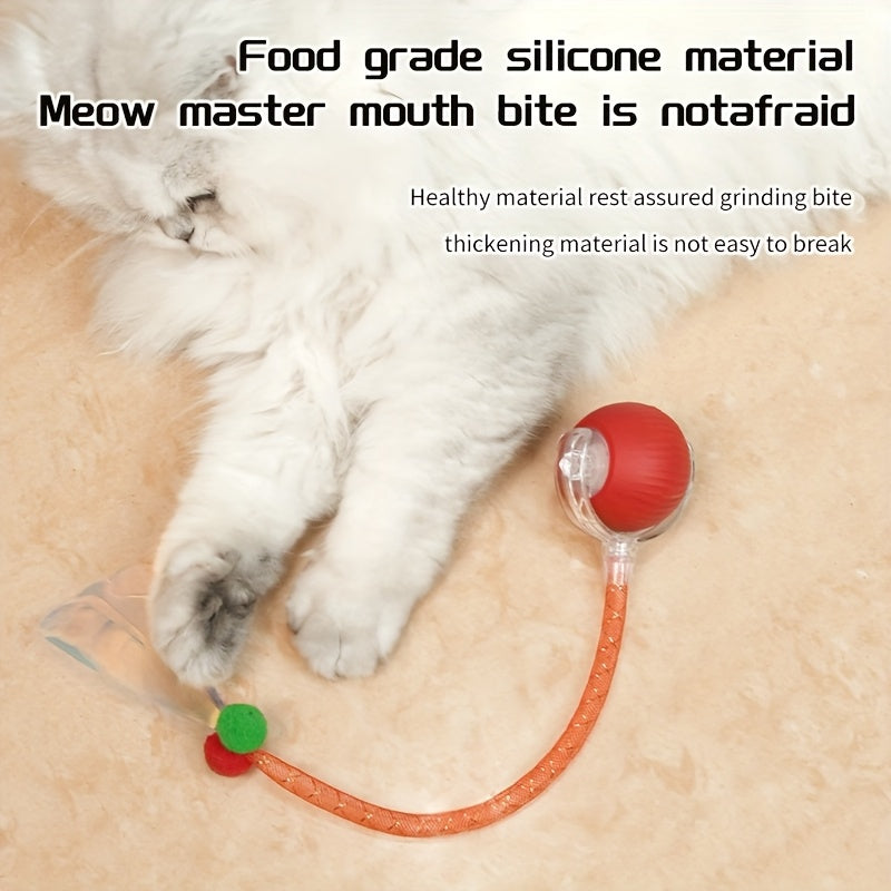 Interactive Cat Toy Ball with Automatic Movement & Obstacle Avoidance