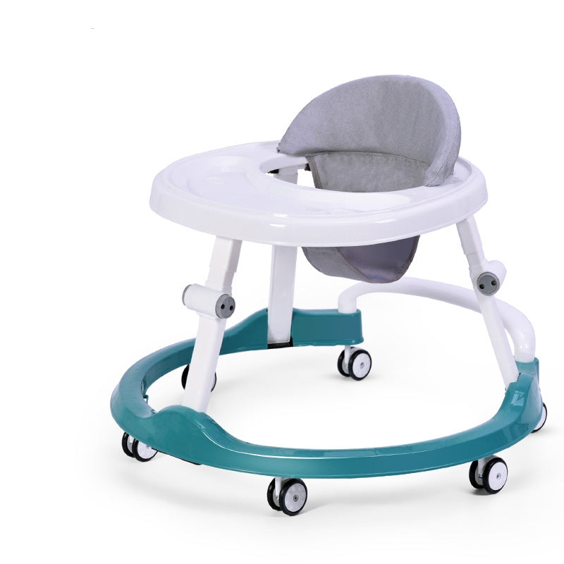 👶✨ Baby Walker Silent Wheel Multi-Function Drop-Resistant Trolley with Music & Foot Pad (6–12 Months)