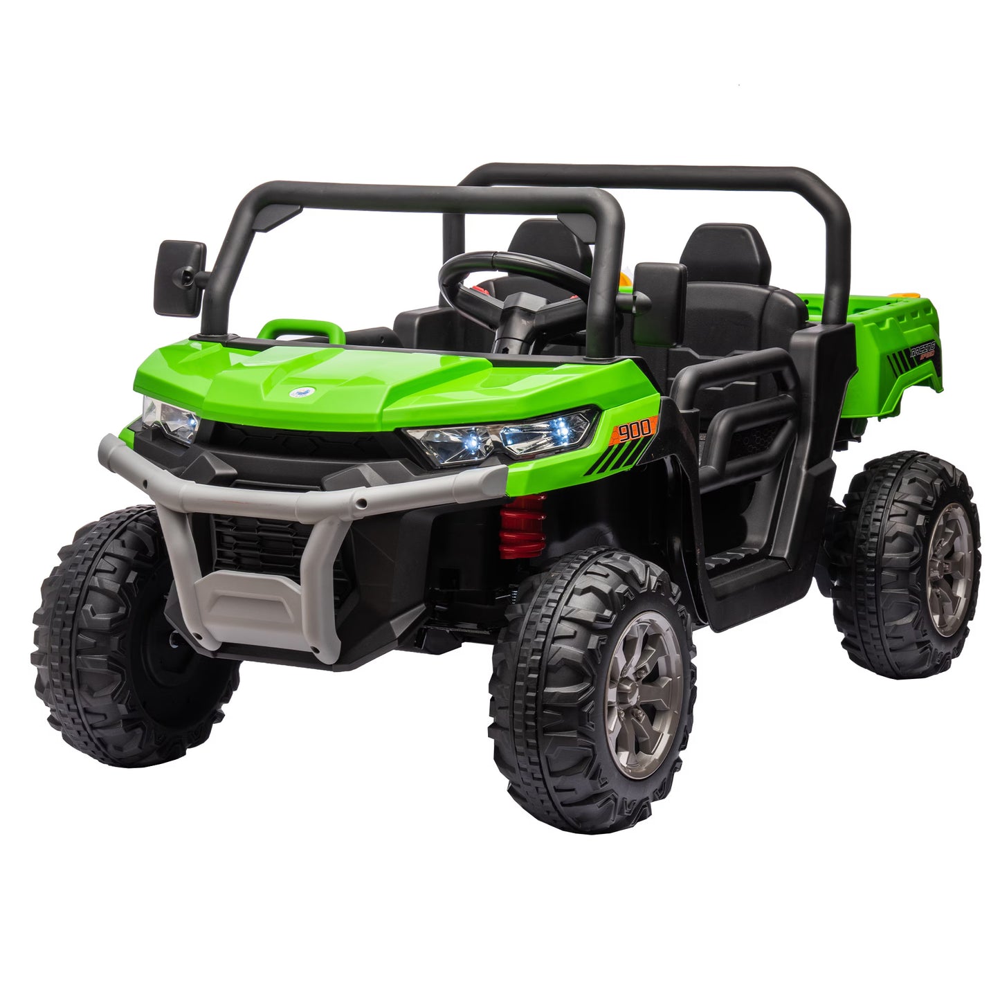 Ride On Truck (24V) 2 Seater Ride On UTV With 2x200W Motor Ride On Dump Truck With Dump Bed Shovel Ride On Car With Remote Control Electric Vehicle With Non Slip Tyre For Boys Girls