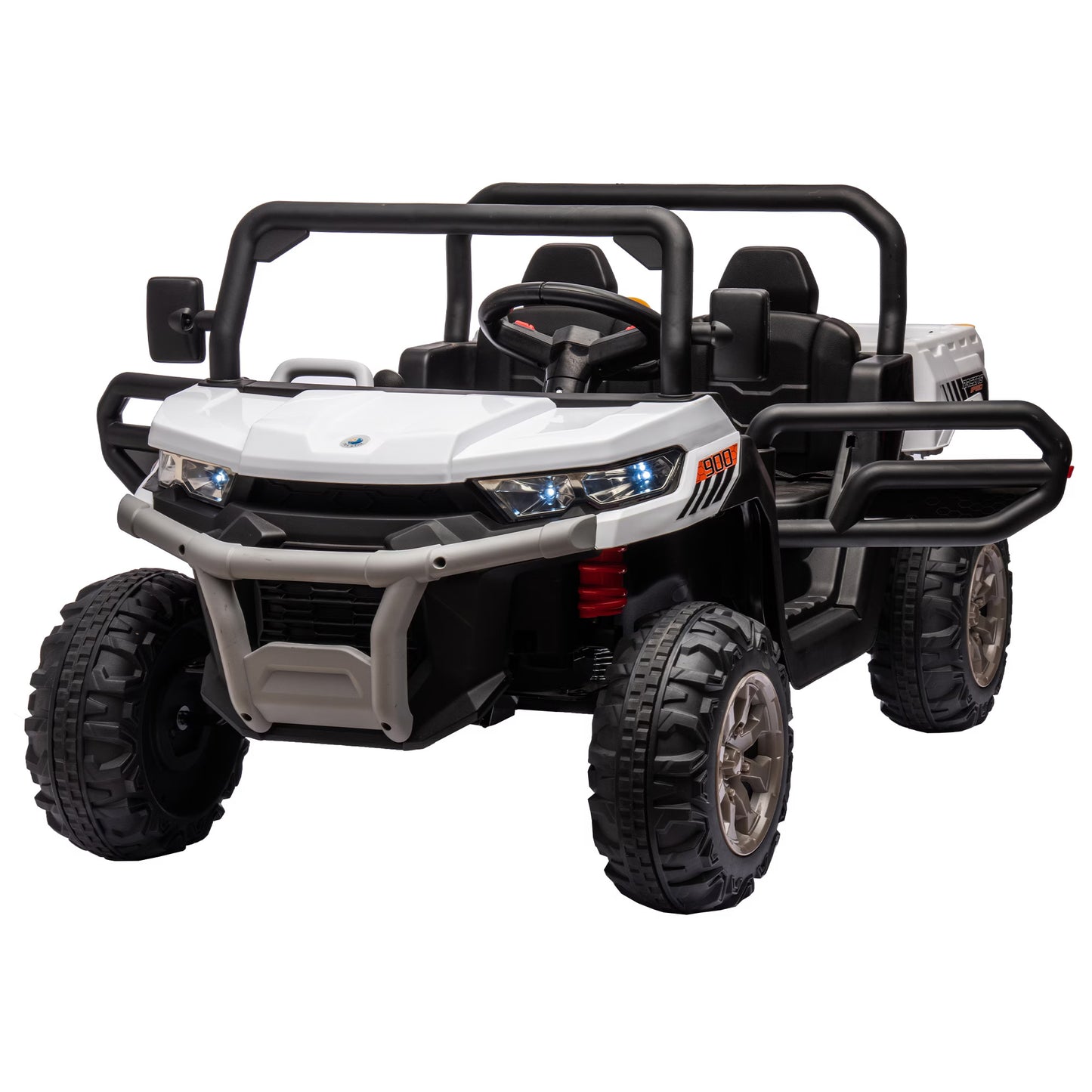 Ride On Truck (24V) 2 Seater Ride On UTV With 2x200W Motor Ride On Dump Truck With Dump Bed Shovel Ride On Car With Remote Control Electric Vehicle With Non Slip Tyre For Boys Girls