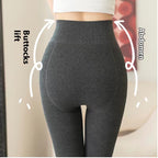 Cozy Striped Thermal Leggings