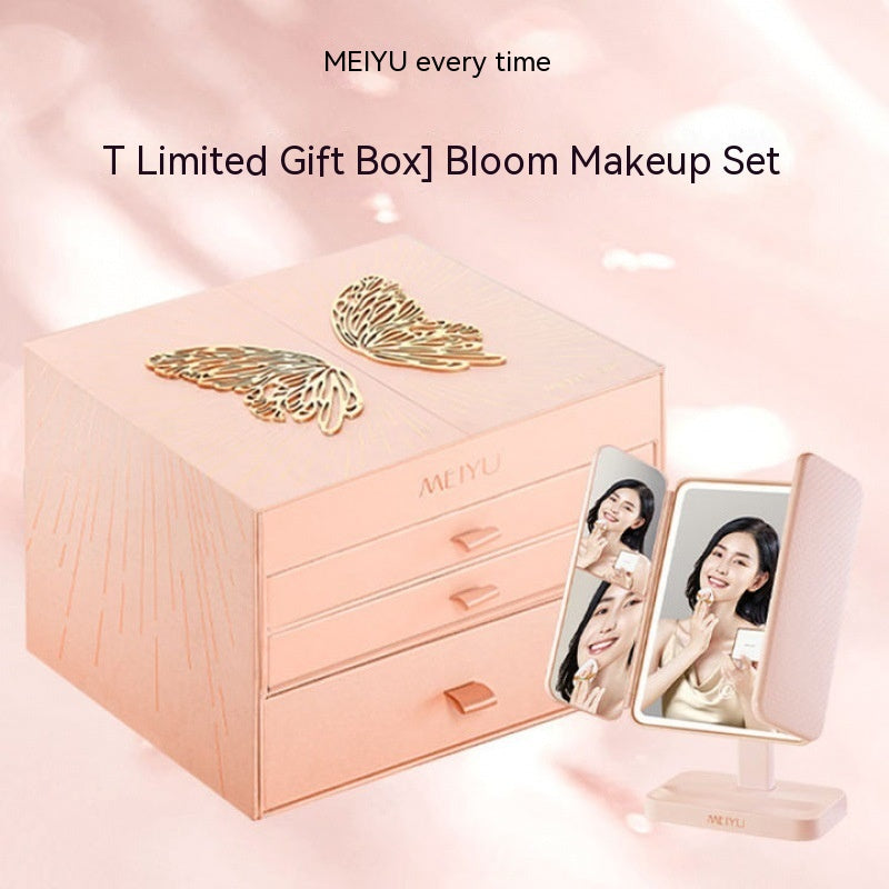 Christmas Beauty Lipstick Gift Box – Girls Cosmetic Makeup Set 🎄💄