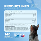 😺 Cat Calming Treats – Hemp, Melatonin & Probiotics for Anxiety & Stress Relief ✨