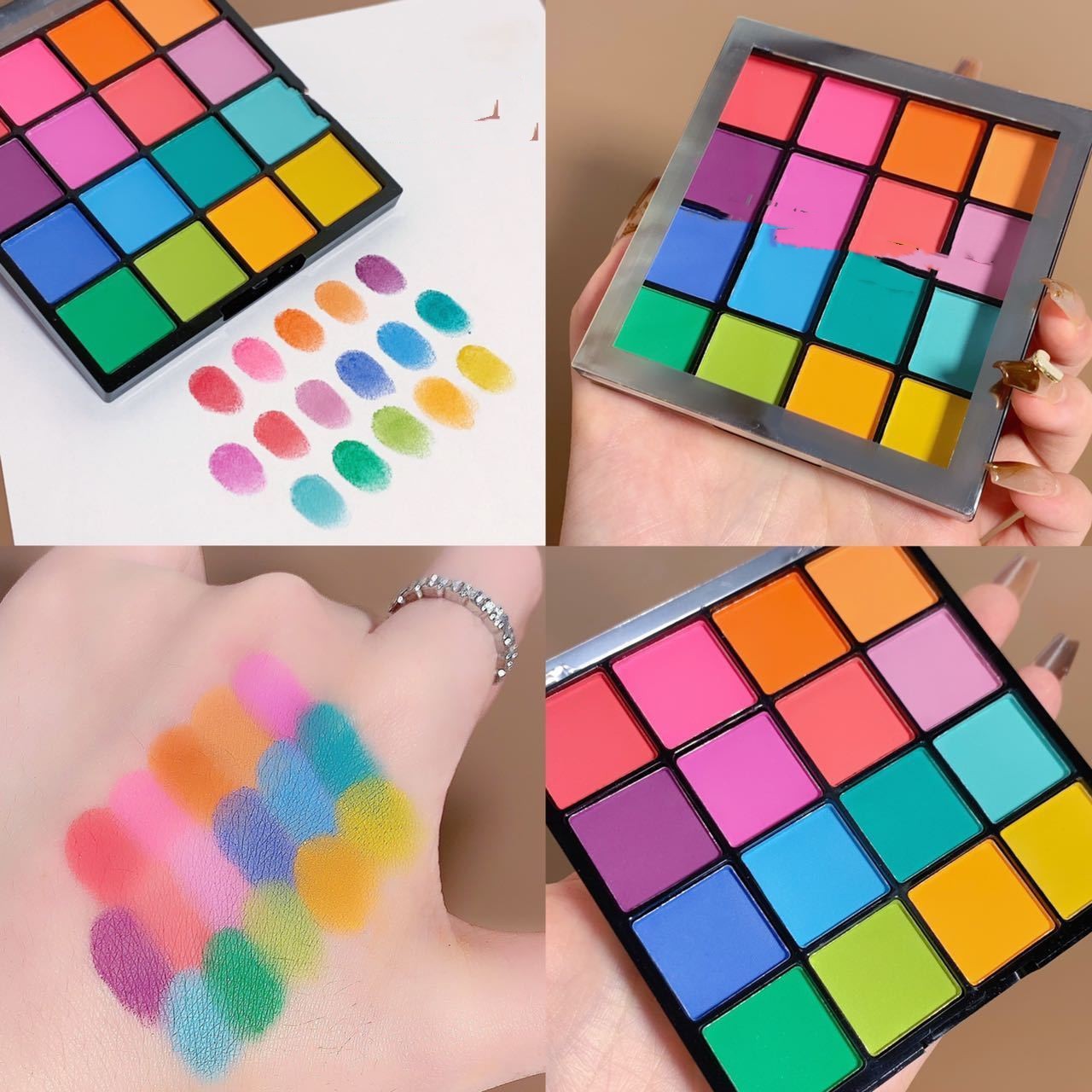 Matte Pearlescent Stage Makeup Eyeshadow Palette – Professional Long-Lasting Eye Makeup ✨